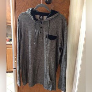 🛍2 for$30🛍Firefly men’s grey & black long sleeve hoodie with front pockets